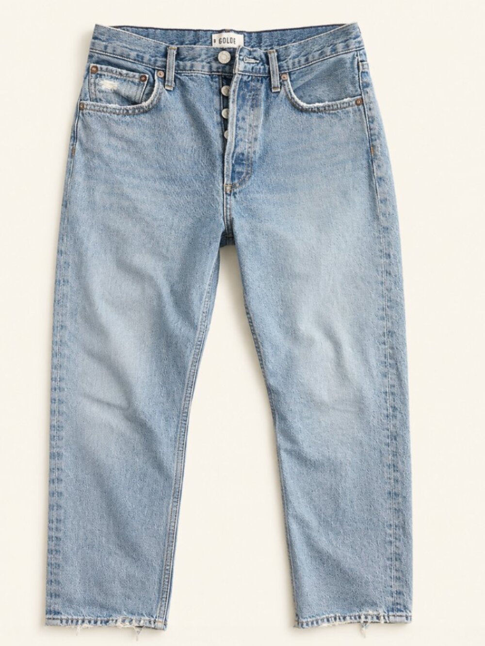 AGOLDE Riley high-rise straight-leg jeans